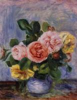 Renoir, Pierre Auguste - Roses in a Vase